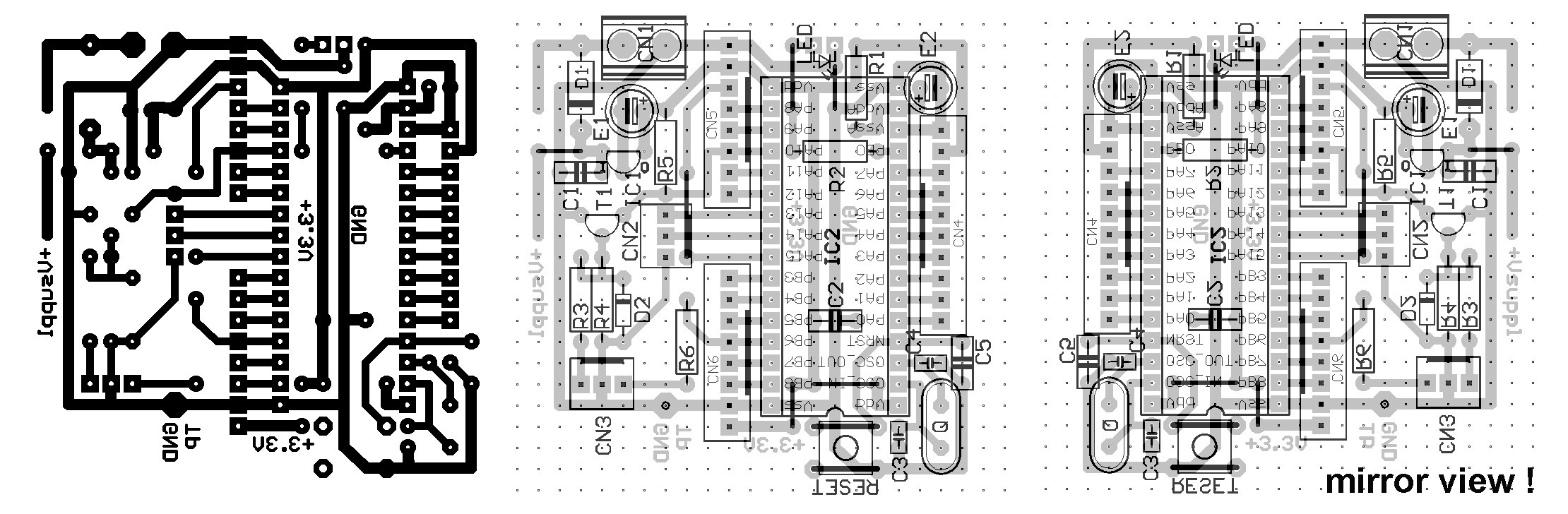 G431 LQFP32 pcb layout drawing