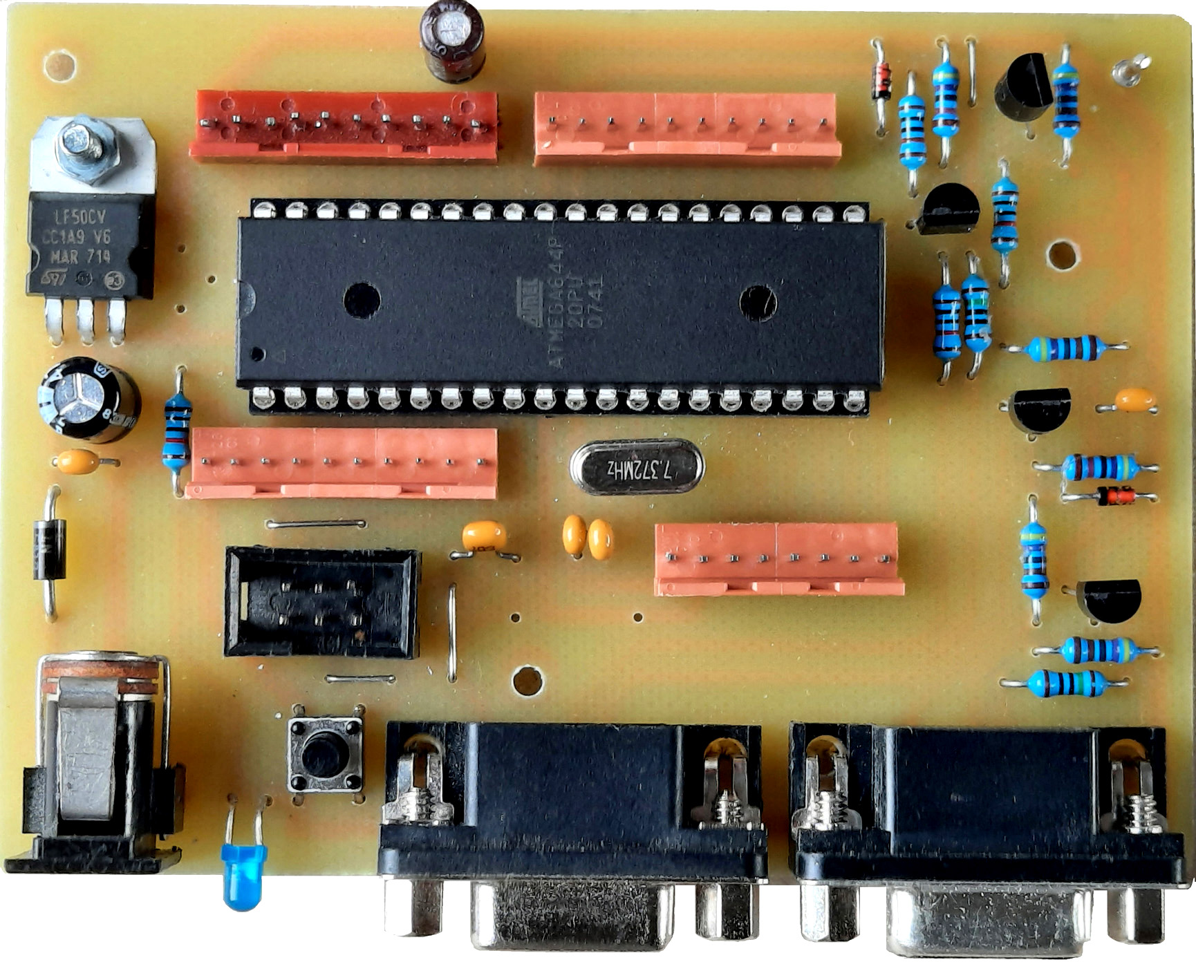 ATmega644/1284/32 prototype PCB