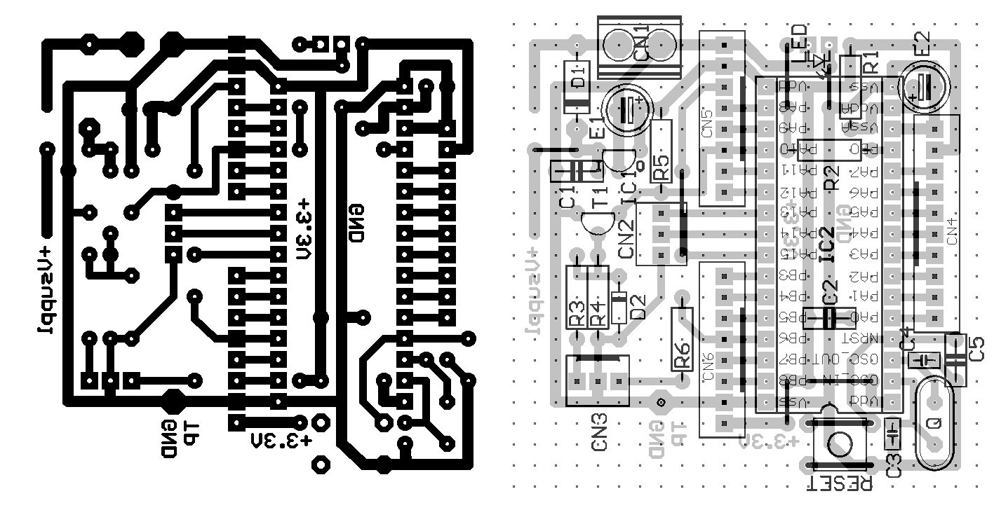 G431 LQFP32 pcb layout drawing