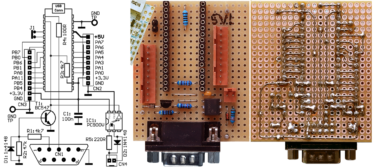 F042 Nucleo Veroboard photo