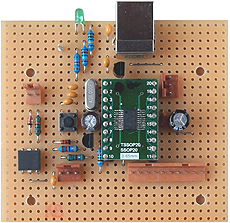 assembled Veroboard